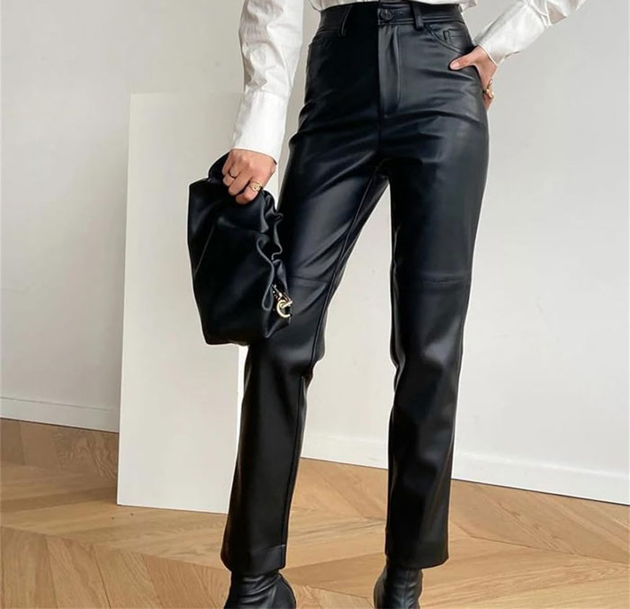 Accessorizing Leather Pants