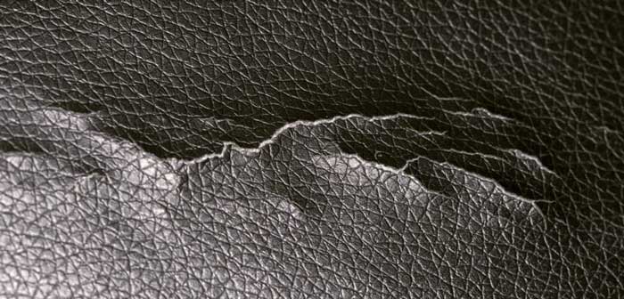 Advanced Repair Peeling Faux Leather Jacket